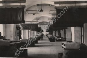 "C" Company barrack room at Fort St George. 1st Ba