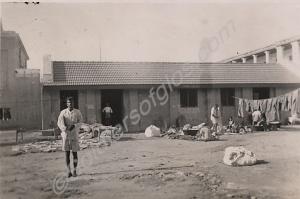 The dhobi ghat at Fort St George. 1st Battalion, T