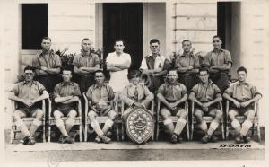 Headquarters Wing Football Team, winners of the Co