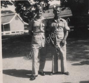 Twop sergeants. The Gloucestershire Regiment. Jama