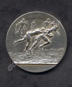Army Rugby Cup Winner's Silver Medallion 1937-1938