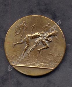Army Rugby Cup Runners-Up Bronze Medallion 1938-19