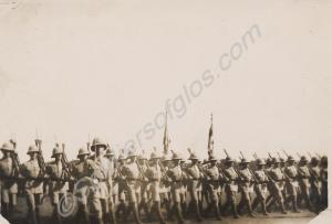 Parade march past. 1st Battalion, The Gloucestersh