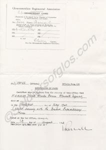 Photocopied pages from an exercise book of a soldi
