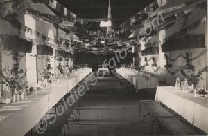 Christmas decorations. 1st Battalion, The Gloucest