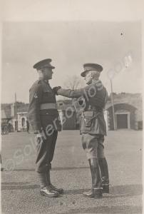 Colonel of the Regiment, Brigadier A.W. Pagan pres