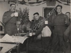 Christmas cheer.  2nd Battalion, The Gloucestershi