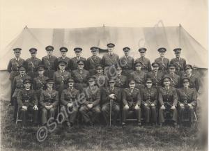 Officers of  70th Young Soldiers Battalion, The Gl