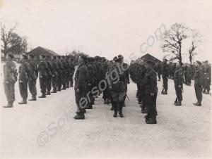 Back Badge Day Parade. Inspection by Brigadier Gen