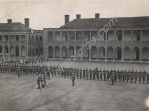 Parade. 1st Battalion, The Gloucestershire Regimen