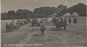 Horse-drawn transport.  3rd (Reserve) Battalion, T