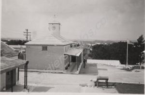 View of Hamilton,  beyond  Prospect Barracks Parad