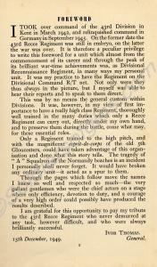 "Record of Reconnaissance Regiment: A History of t