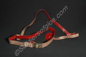 Officer's full dress waist belt with sword slings.
