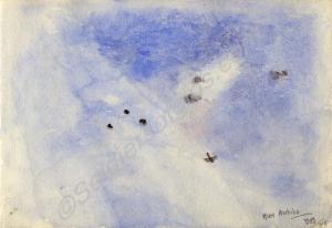 "Hun Archies." 1918. Work by Major Tom Barnard, 1s
