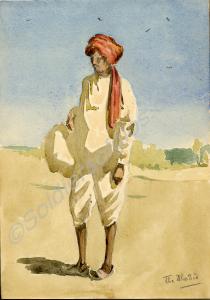 "The Ahabie." 1919. Work by Major Tom Barnard on h
