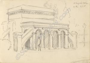 "A Wayside Station on the G.I.P." 1920. Work by Ma