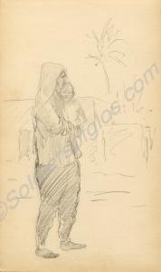 Sketch of a woman and child. 1921. Work by Major T