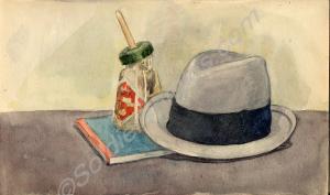 A study of still life. 1921. Work by Major Tom Bar
