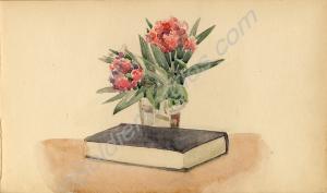 A study of still life. 1921. Work by Major Tom Bar
