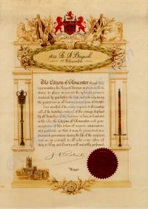 The Citizens of Gloucester scroll to 7655 Private