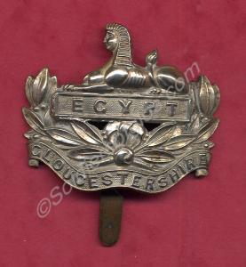 Gloucestershire regiment front cap badge from Worl
