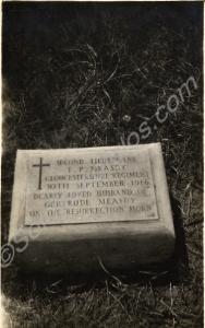 Gravestone of Second  Lieutenant Thomas Percy Meas
