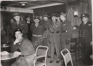 On board troopship H.M.T. Empire Windrush for Kore