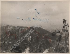 Hill 327 showing routes taken by assault companie