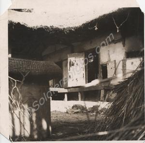 Village hut. Korea. c.1951.