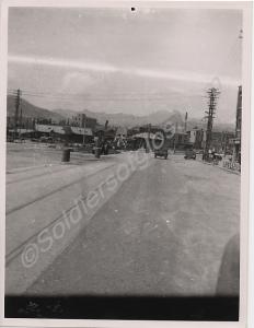 Street scene.  Korea, 1950.