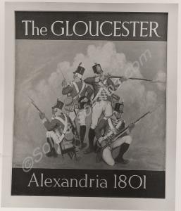 Obverse of Pub sign for 'The Gloucester' in Upper