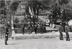 Royal Welch Fusiliers Honour Guard at Solma-Ri Mem
