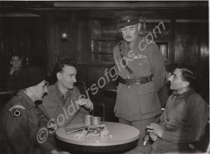 Soldiers on board troopship H.M.T. Empire Windrush