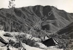 View from rear of Point 235 looking south.  Korea.