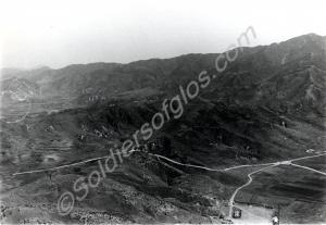 View of the Imjin battlefield.  Looking South East