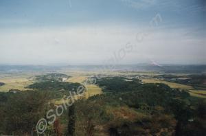 Gloster Hill towards Imjin River. Korea, 1990.