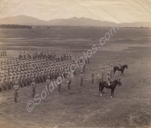 Parade. 1st Battalion, The Gloucestershire Regimen