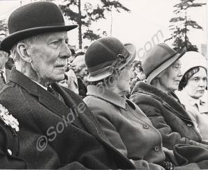 Lieutenant-Colonel J. P. Carne, V.C., in bowler ha