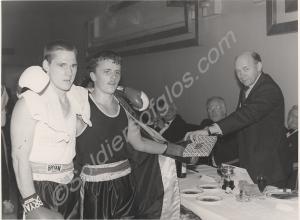 Gen Sir Anthony Farrar-Hockley. Giving prize at a