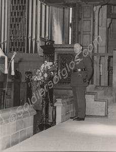 Gen Sir Anthony Farrar-Hockley. Gloucester Cathedr