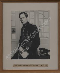 H.R.H. The Duke of Gloucester, Colonel in Chief, T