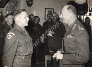 Company Sergeant Major.S.M. Bishop, "C" Company, 1