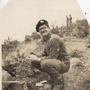 Captain M.G. Harvey. 1st Battalion, The Gloucester
