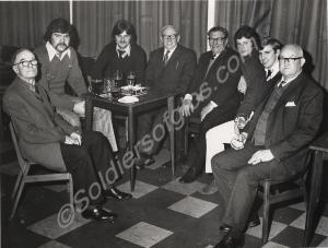 Gloucestershire Regiment Veterans at a social even