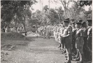 Funeral at Nairobi Cemetery. The Gloucestershire R