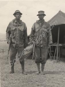 Two Kenyan trackers of 3 T.C.T.  Gloucestershire R