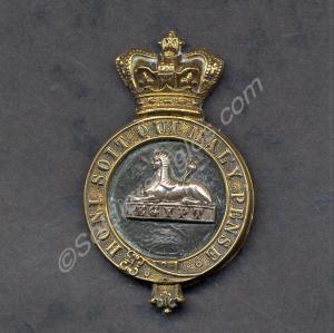Officers' Glengarry cap badge. Gloucestershire Reg