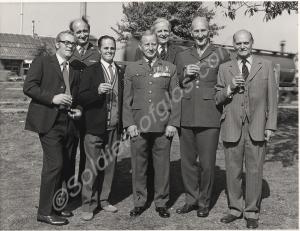 Gloucestershire Regiment soldiers and veterans at