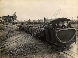 British artillery shells being taken up to the fro